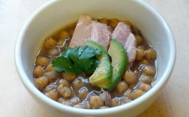 Slow Cooker: Pork and Garbanzo Beans