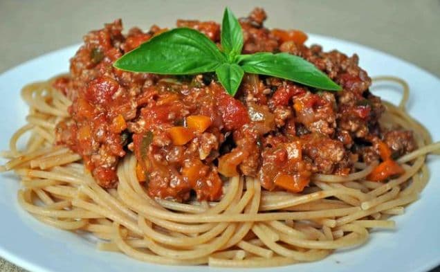 Spaghetti With Bolognese Sauce