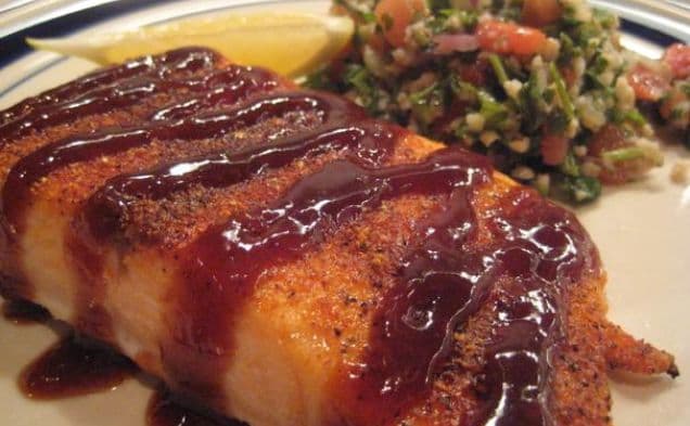 Spice-Rubbed Lemon Barbecue Salmon