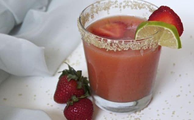 Strawberry Mango Green Tea Limeade