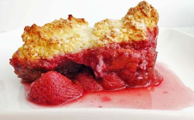 Strawberry Shortcake Cobbler