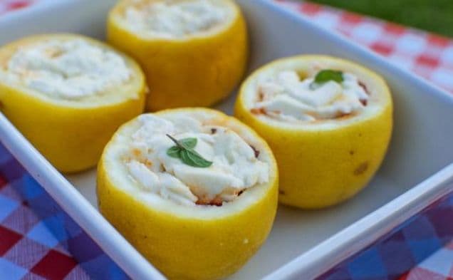 Stuffed Lemons in the Oven