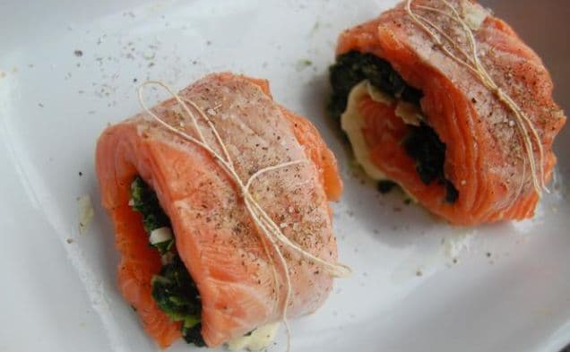 Stuffed Salmon With Tomato-Olive Tapenade