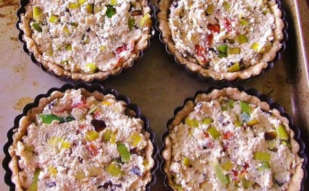 Sun-Dried Tomato and Leek Quiche