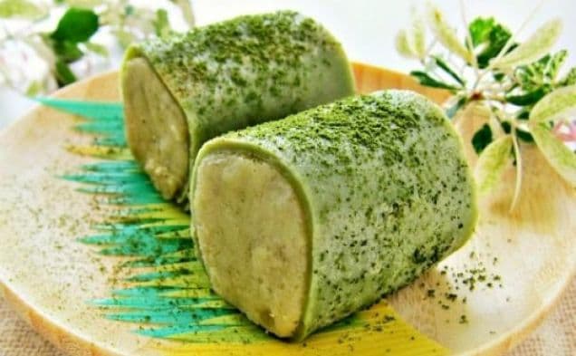 Sweet Potato Green Tea Pancake Roll