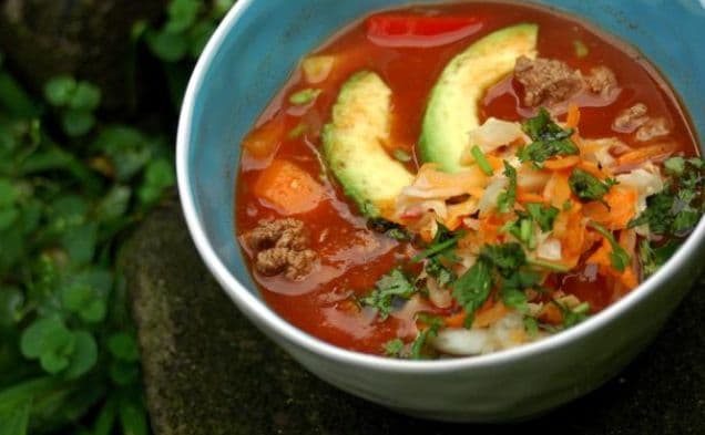 Tangy & Savory Mexican Soup