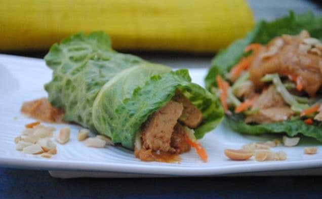 Thai "Chicken" Wraps