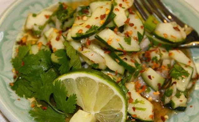 Thai Cucumber Salad (By Roz)