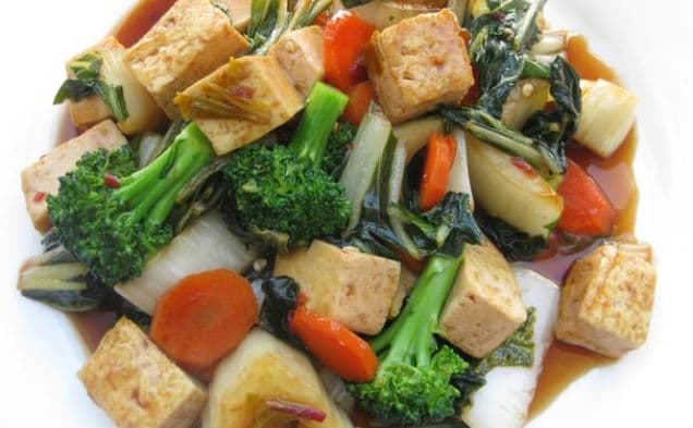 Thai Tofu With Bok Choy