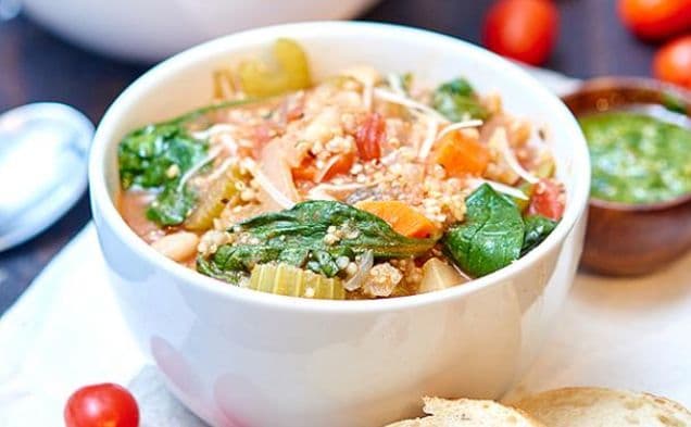 The Best Quinoa Minestrone