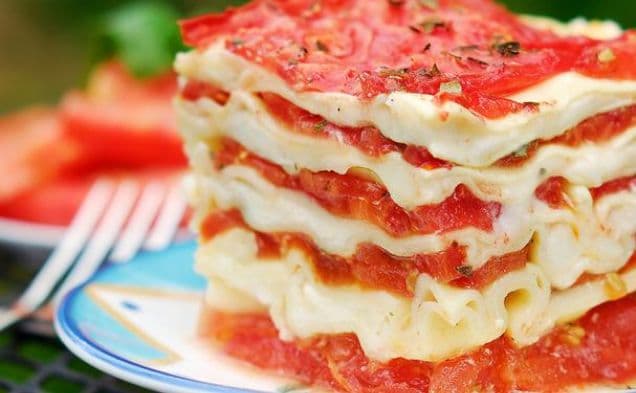 Totally Fresh Tomato Lasagna