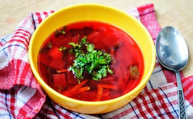 Vegan Beet Borscht