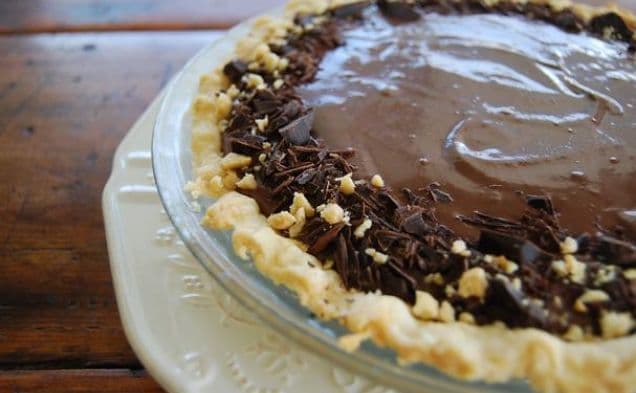 Vegan Chocolate Banana Pie