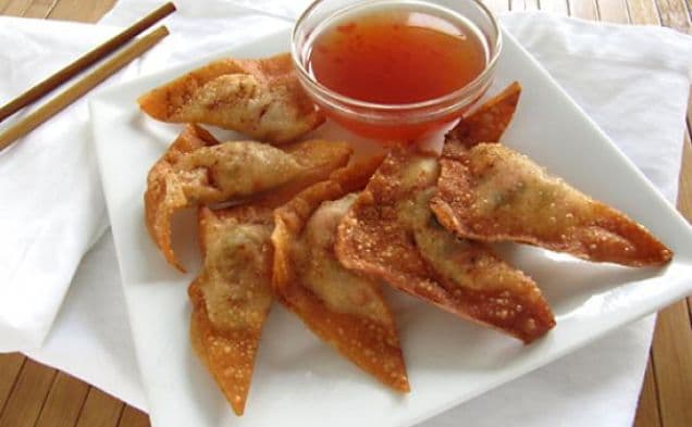 Vegetable Fried Wontons