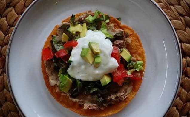 Vegetarian Tostadas
