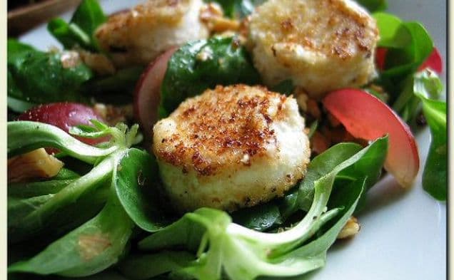 Warm Goat Cheese Salad