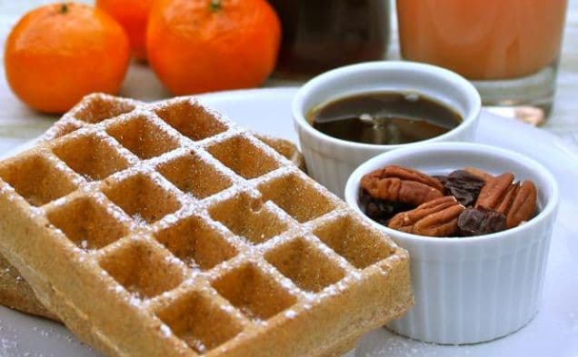 Wholesome Spelt Waffles