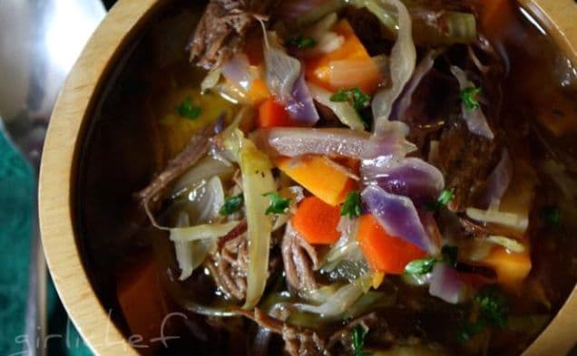 Wintery Vegetable Beef Soup
