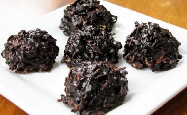 Xocai Oatmeal Dark Chocolate No-Bake Cookies