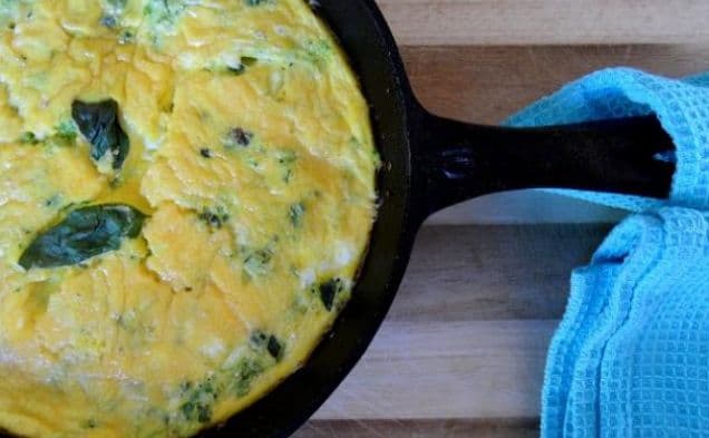 Zucchini & Basil Frittata