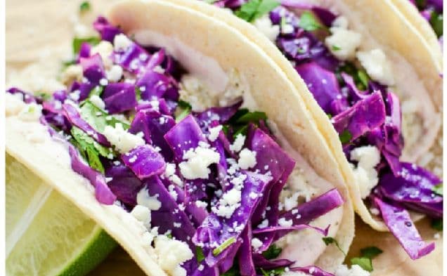 Slow Cooker Salsa Verde Chicken Tacos