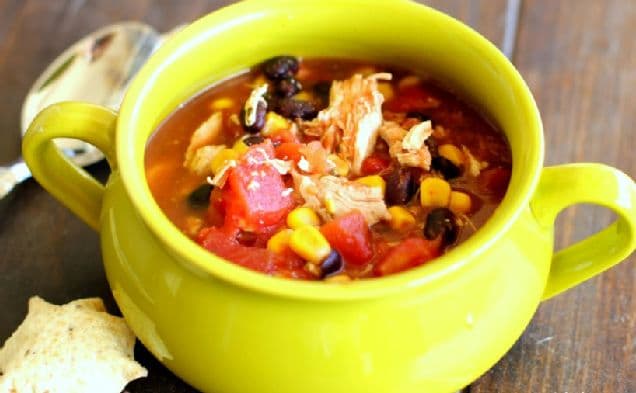 Slow Cooker Chicken Taco Soup