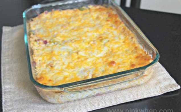 Cheesy Chicken and Rice Casserole