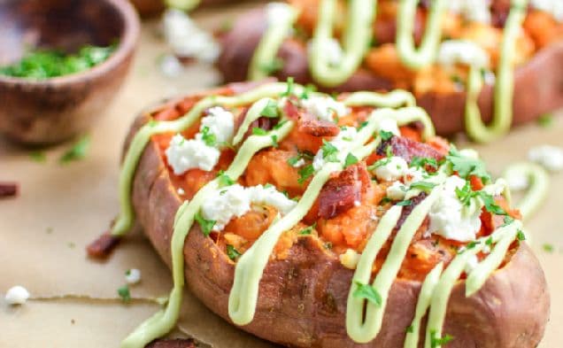 Brown Butter Twice Baked Sweet Potatoes