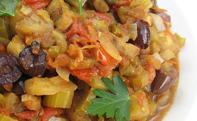 Tomato and Eggplant Caponata