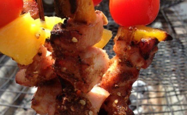 Chicken and Mango Skewer