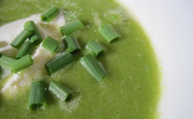 Asparagus and Pea Soup: Real Convenience Food