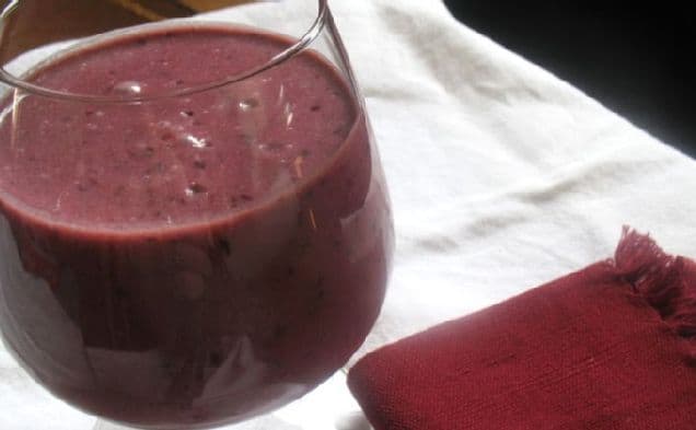 Cherry Coconut Milk Smoothie